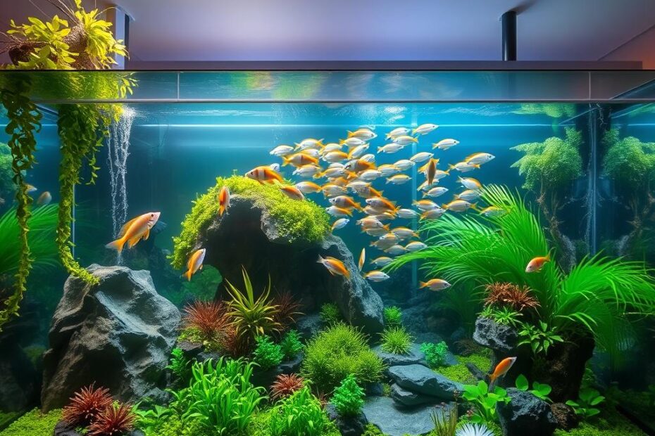 fish tank setup